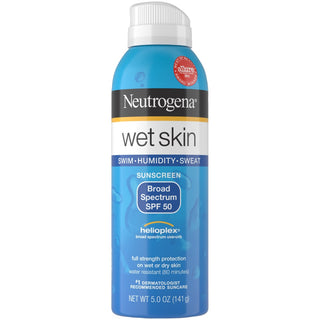 Neutrogena Wet Skin Sunscreen Spray Broad Spectrum - SPF 50 - 5 Fl Oz