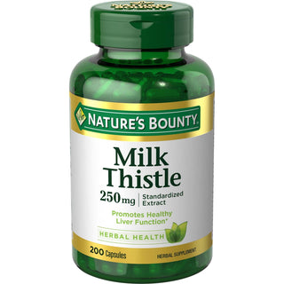 Nature's Bounty Milk Thistle 250 Mg Dietary Supplement Capsules
