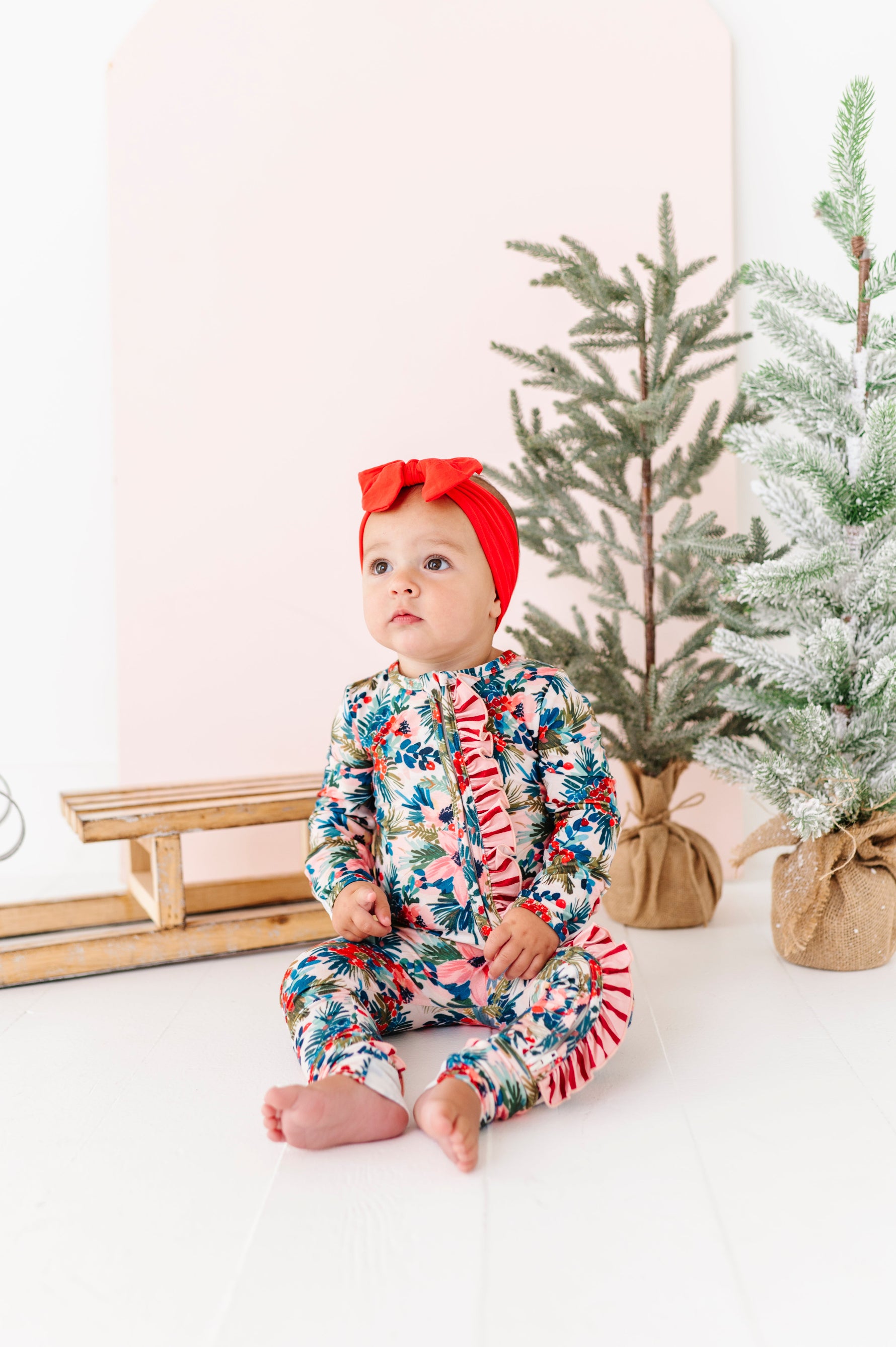 Holly Floral | ZIP ROMPER - By Baano