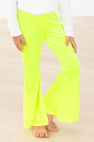 SALE Neon Yellow Velvet Bells - By Baano
