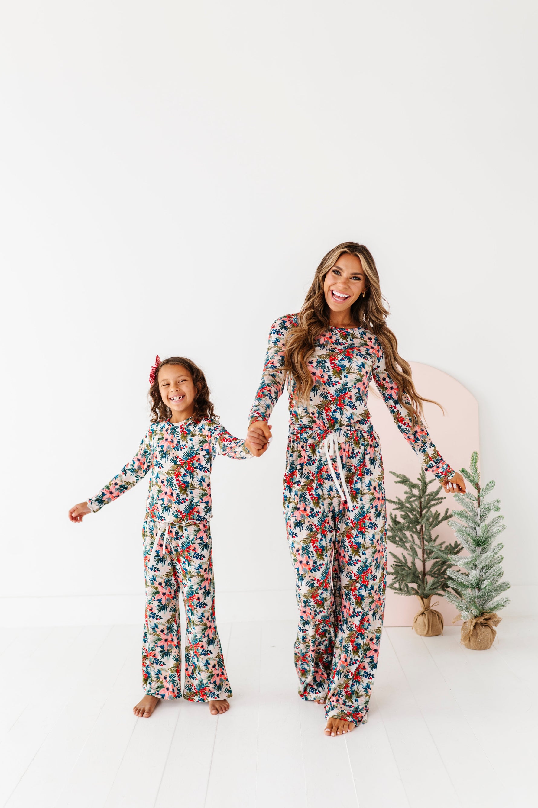 Holly Floral | GIRLS WIDE-LEG SET - By Baano