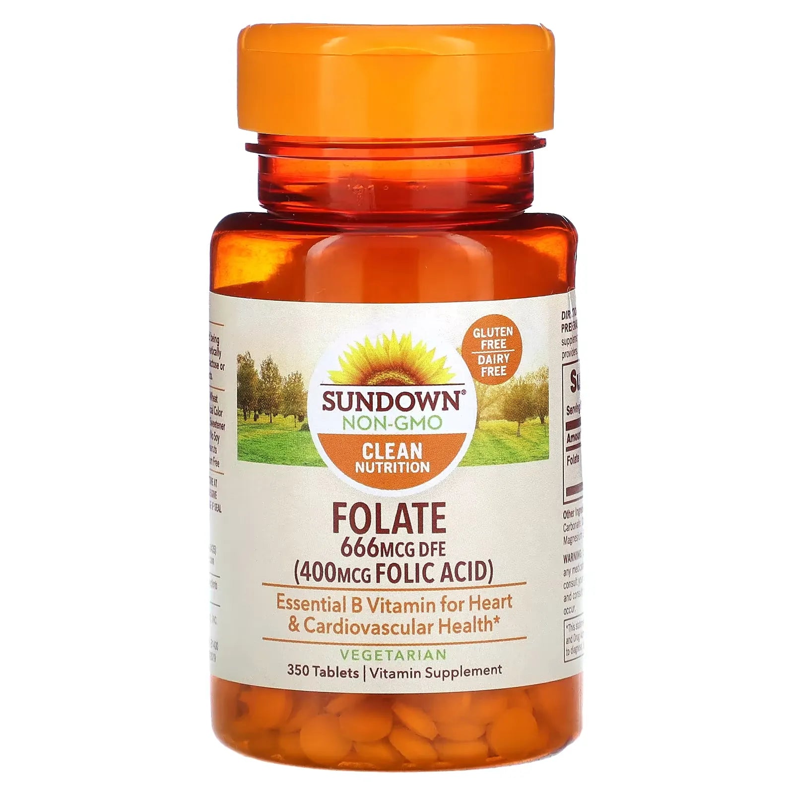 Sundown Naturals Folic Acid 400 Mcg Tablets