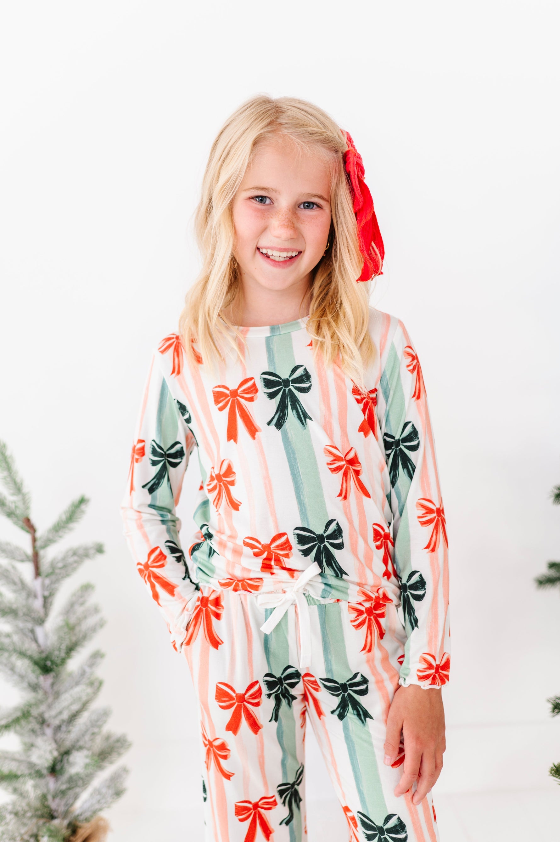 Bows | GIRLS WIDE-LEG SET - By Baano