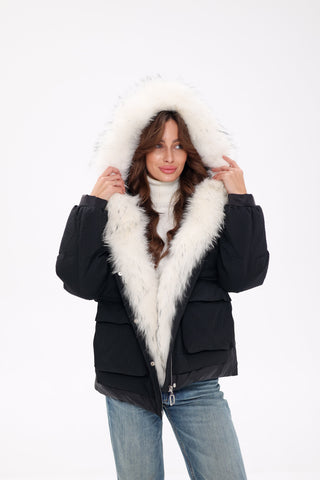 Genuine Fur Down Fill Parka - By Baano