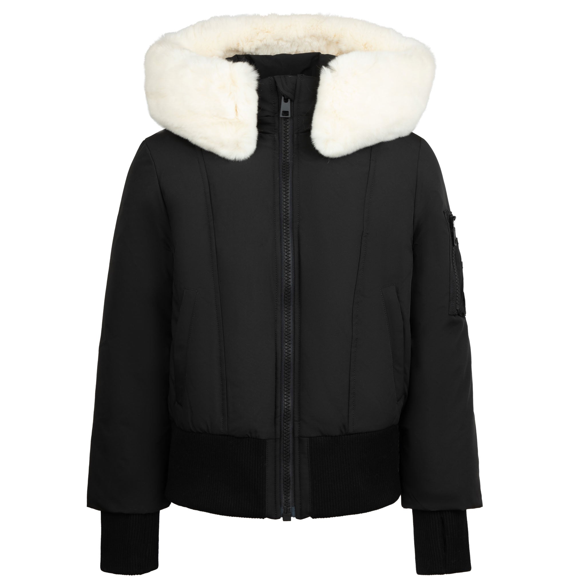 Pramie Ivory Rabbit Girls Jacket 14–22 | Elegant Faux Fur Winter Coat