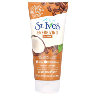 St. Ives Energizing Scrub - Coconut & Coffee - 6oz