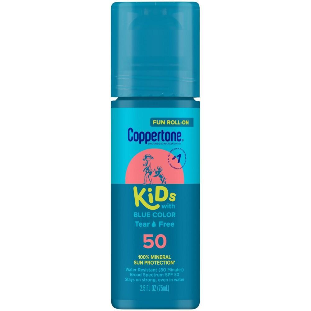 Coppertone Kids Roll On Sunscreen Lotion SPF 50 - 2.5 Fl Oz