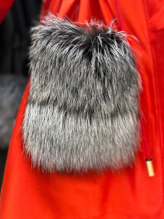 Genuine Silver Fox Fur Rabbit Fur Insulated Parka - By Baano
