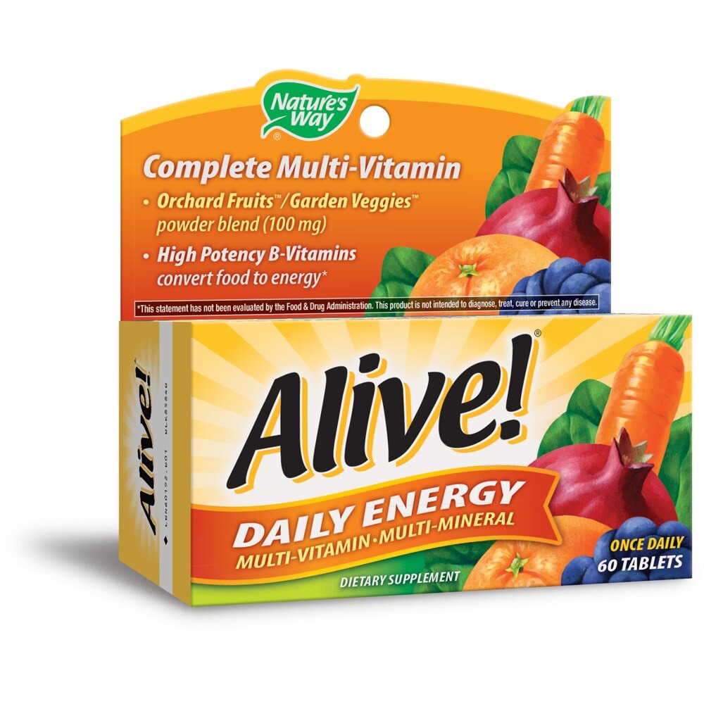Nature's Way Alive! Daily Energy Multivitamin 60 Tablets