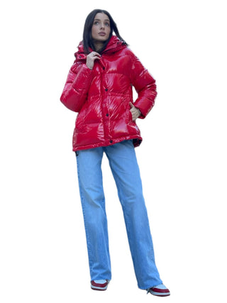 Gia Laqué Premium Down Hooded Jacket - By Baano