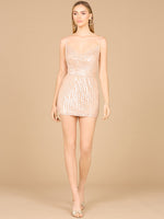 Sequin Cowl Neck Mini - By Baano