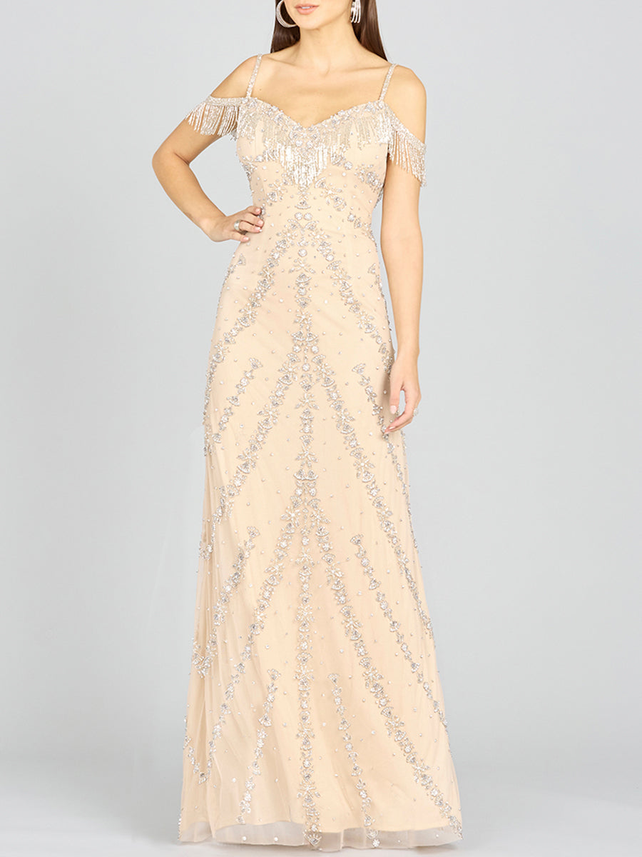 Candy Beaded Gown - By Baano