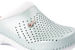 Pandora III by LEON- Women’s Leather Clogs- Gel Insole & Perforated Leather for Breathability