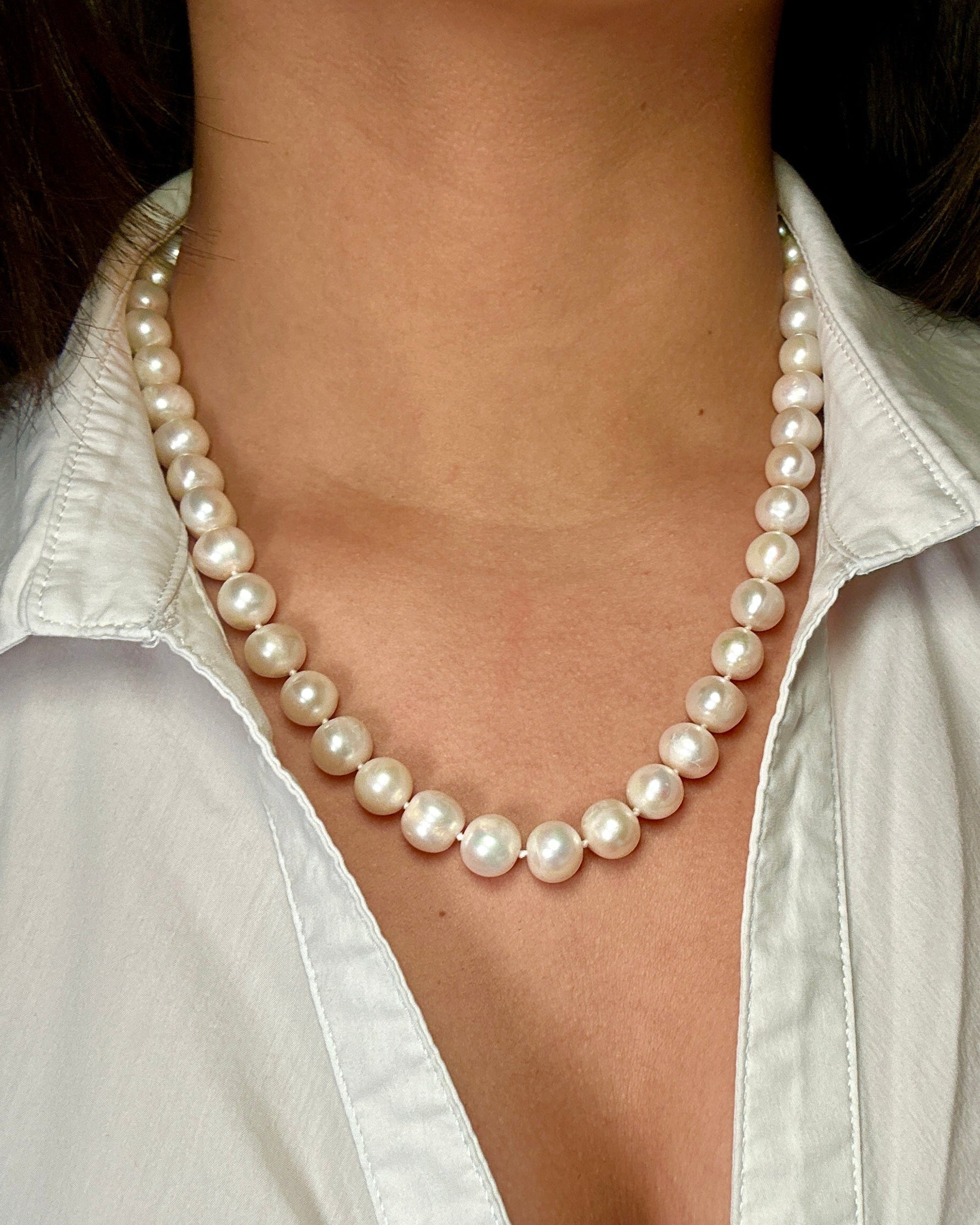Freshwater Pearl Necklace Ring Deluxe Fine Jewelry