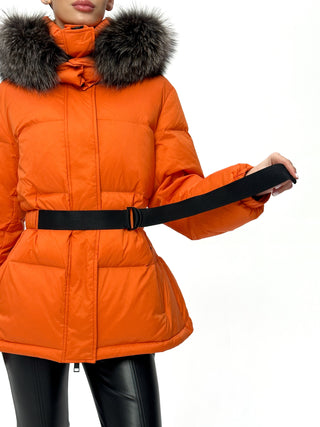 Genuine Silver Fox Down Fill Jacket - By Baano