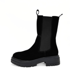 Sherry Nubuck Lugsole Booties Chelsea Crew