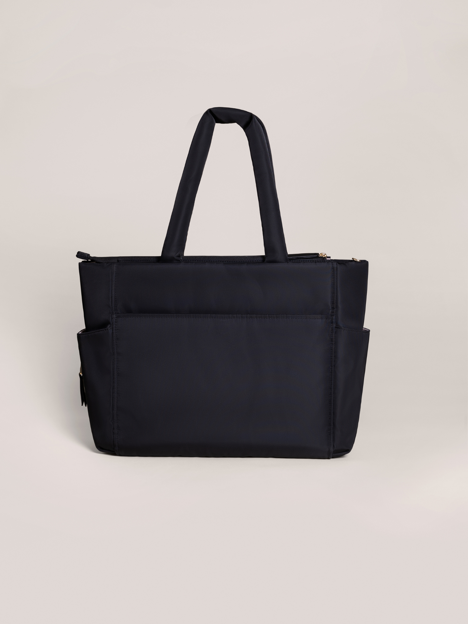 Utility-Strap Tote Diaper Bag - Black - By Baano