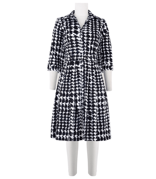Audrey Dress #1  White Indigo Long Dress - By Baano