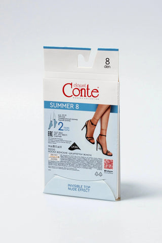 Socks Conte Summer 8 Den (2 pairs) - By Baano