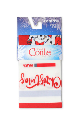 Socks Conte Fantasy 126 - New Year's Designs - By Baano