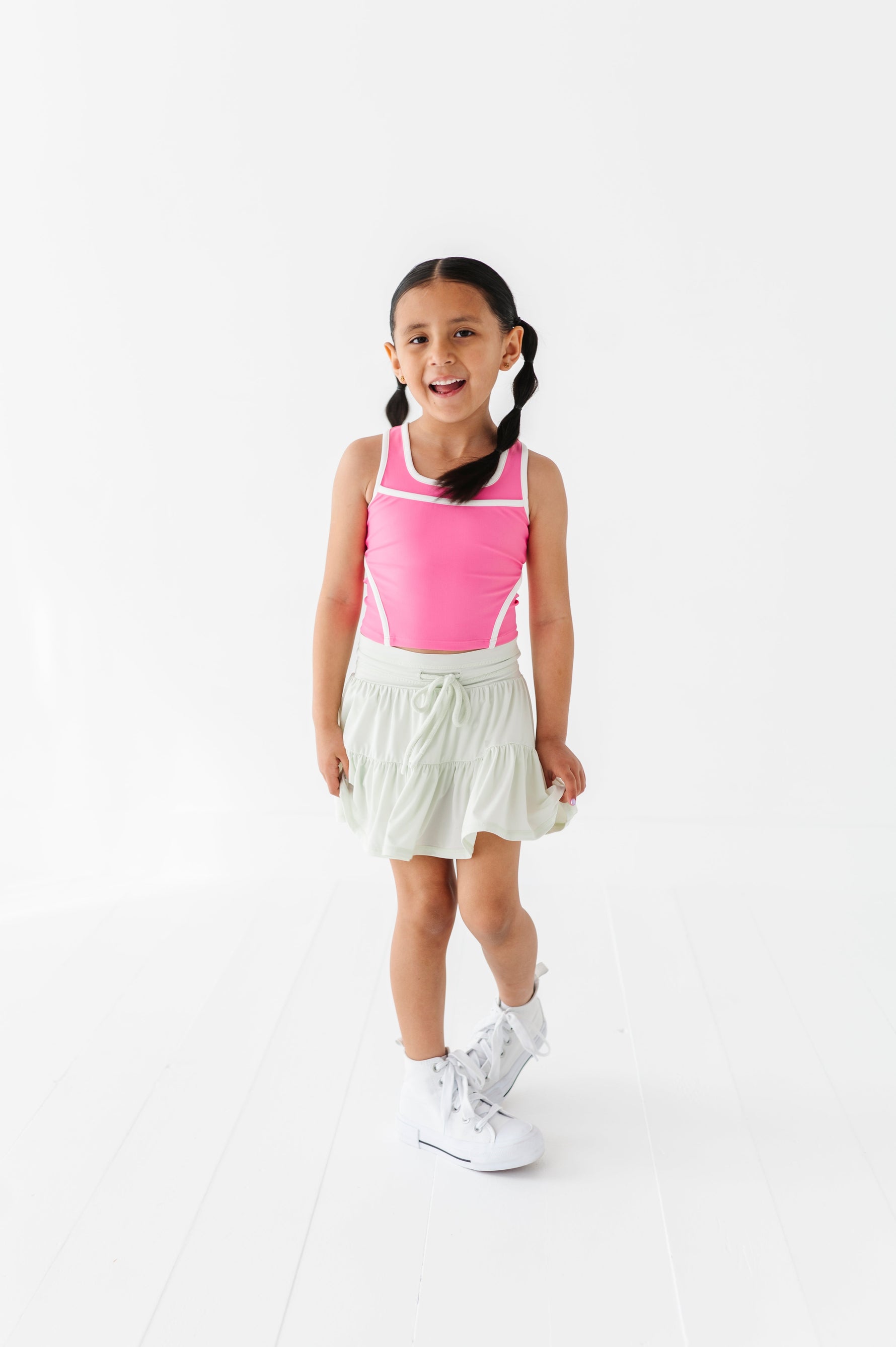 Hint of Mint | 2-tiered Skort - By Baano