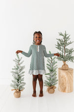 Green Stripes | NIGHTGOWN - By Baano