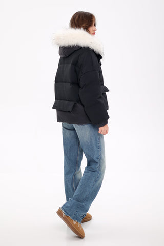 Genuine Fur Down Fill Parka - By Baano