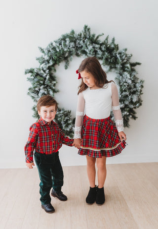 *PREORDER* Christmas Tartan Button-Up Shirt