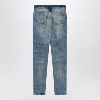 Bootcut Jeans D-Ginna Blue Washed Effect - By Baano