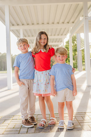 Kid's Bamboo Heathered Tee - By Baano