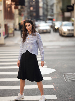 KNIT SEAM SKIRT