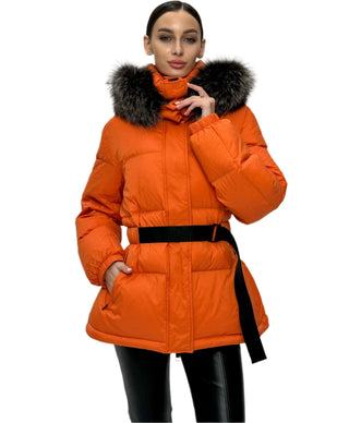 Genuine Silver Fox Down Fill Jacket - By Baano