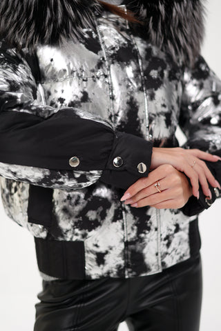 Glacier Fox Collar Down Fill Puffer - By Baano