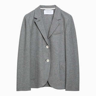 Light Grey Single-breasted Cotton Jacket