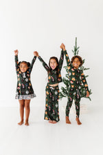 Christmas Doggies | GIRLS WIDE-LEG SET - By Baano