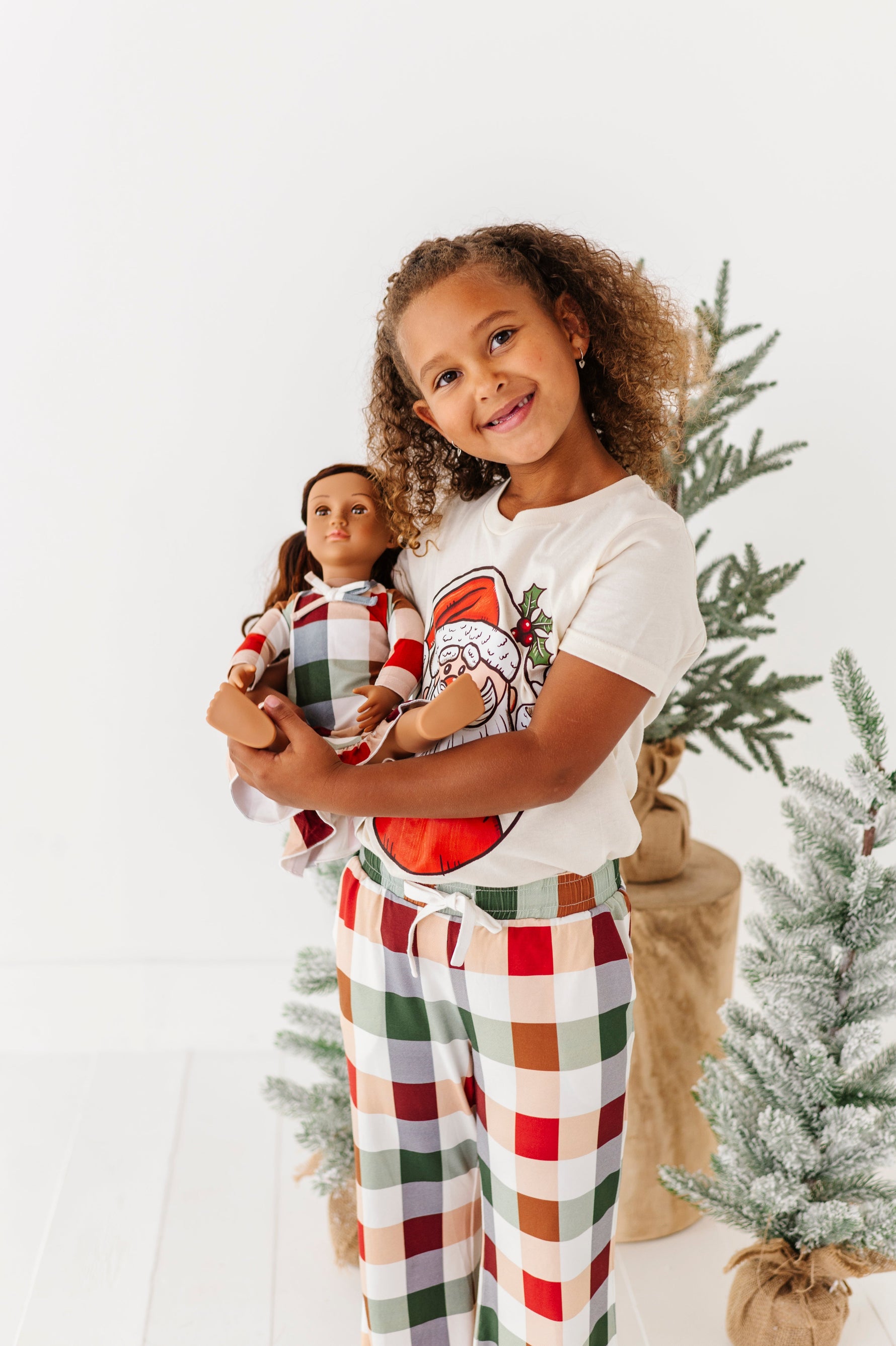Holiday Plaid | DOLL DRESS - By Baano