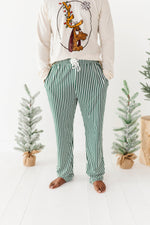 Green Stripes | MEN’S PJ Pants - By Baano