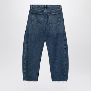 Blue Balloon Jeans In Organic Denim - By Baano