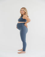 AXK CORE Curve Maternity Legging - Blue