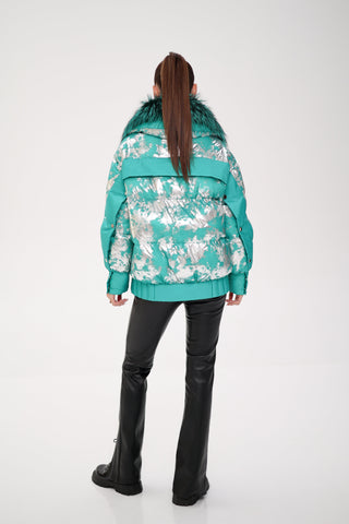 Glacier Fox Collar Down Fill Puffer - By Baano