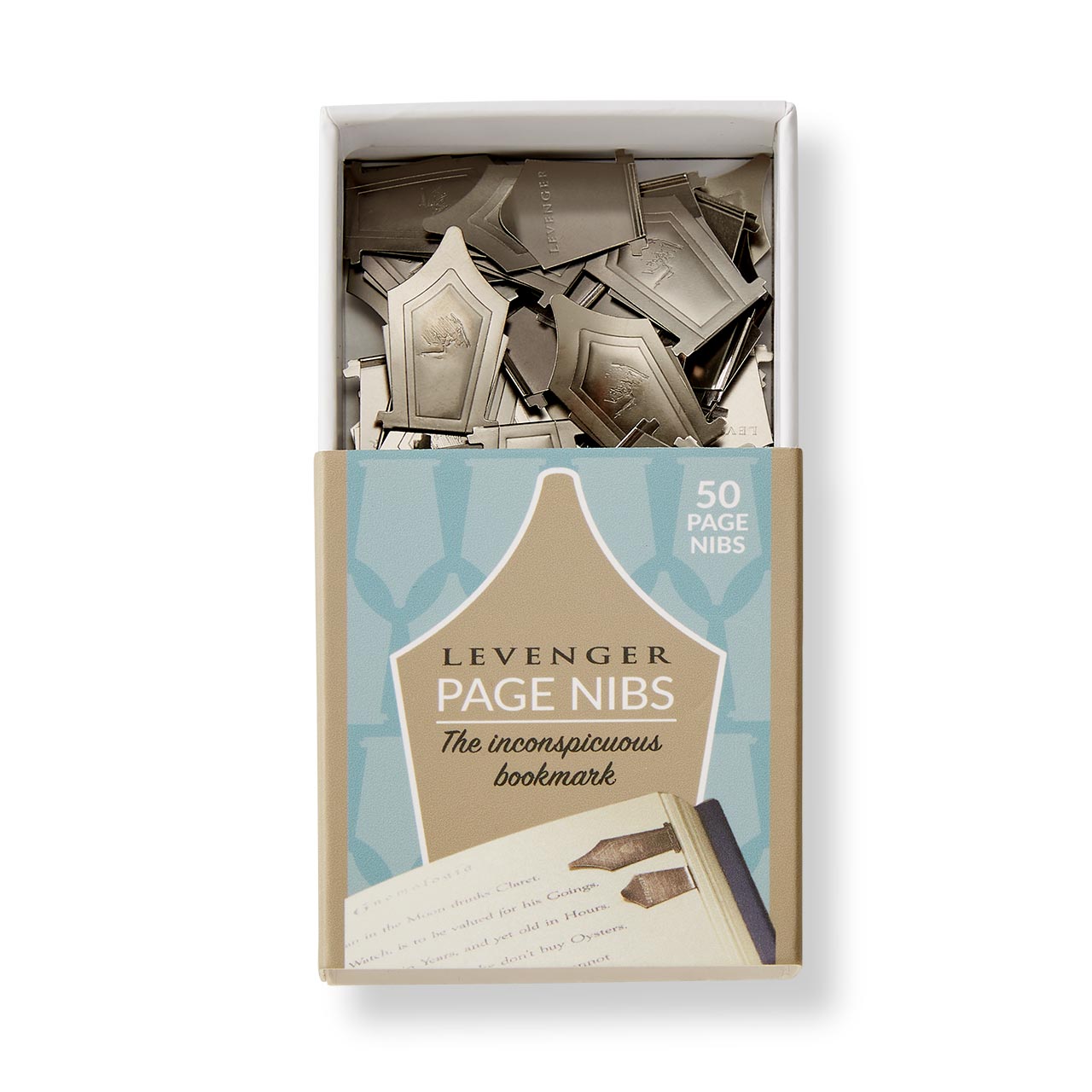 Gunmetal Page Nibs (set of 50)