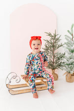 Holly Floral | ZIP ROMPER - By Baano