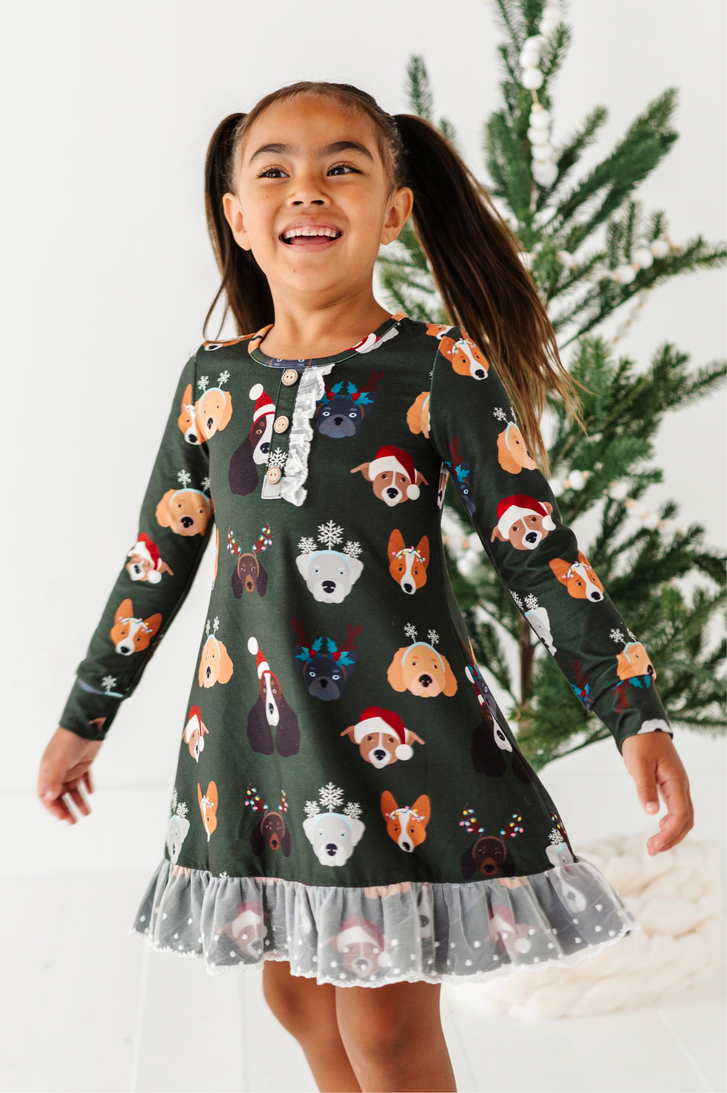 Christmas Doggies | NIGHTGOWN - By Baano