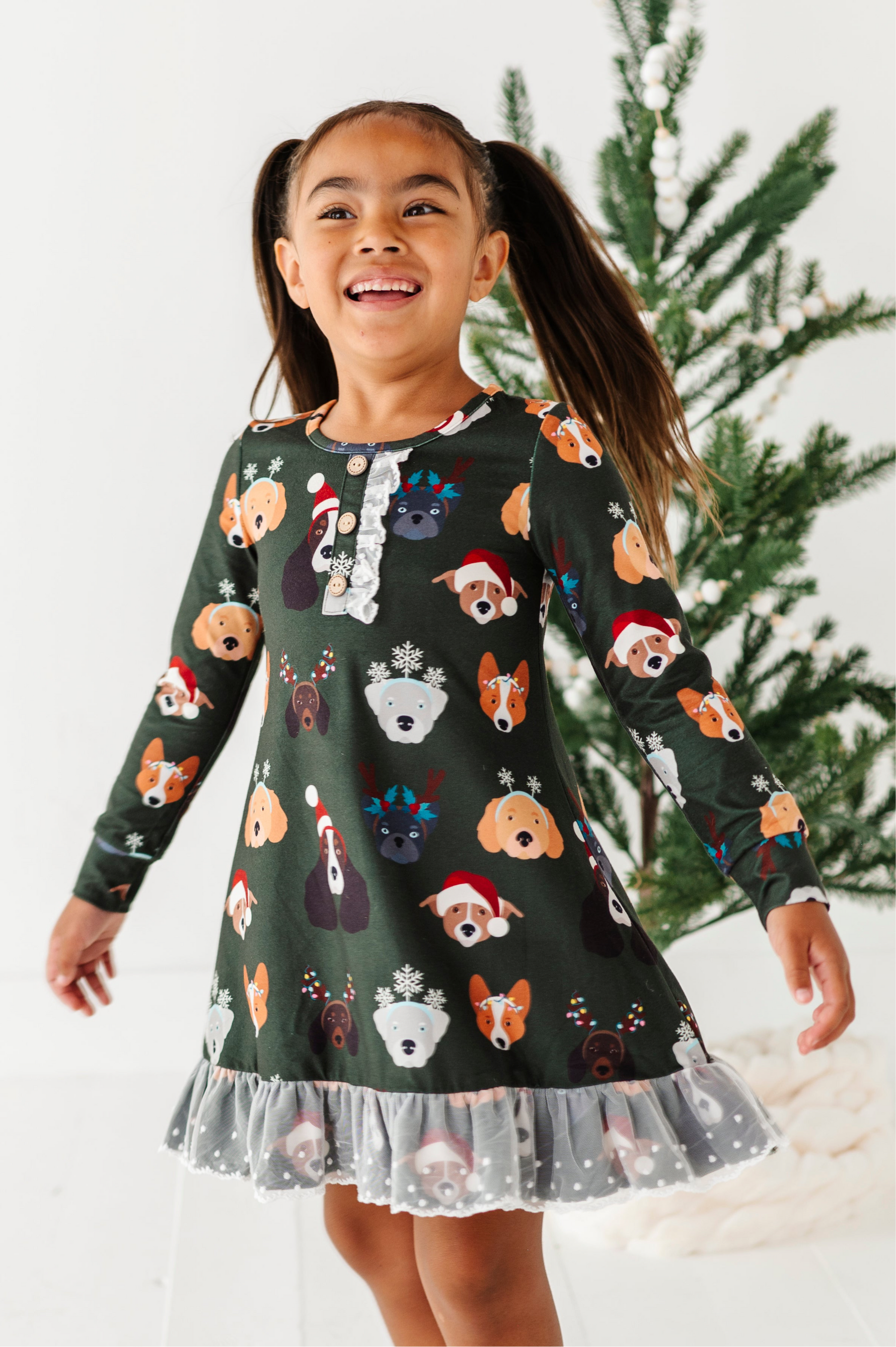 Christmas Doggies | NIGHTGOWN - By Baano