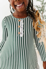 Green Stripes | NIGHTGOWN - By Baano