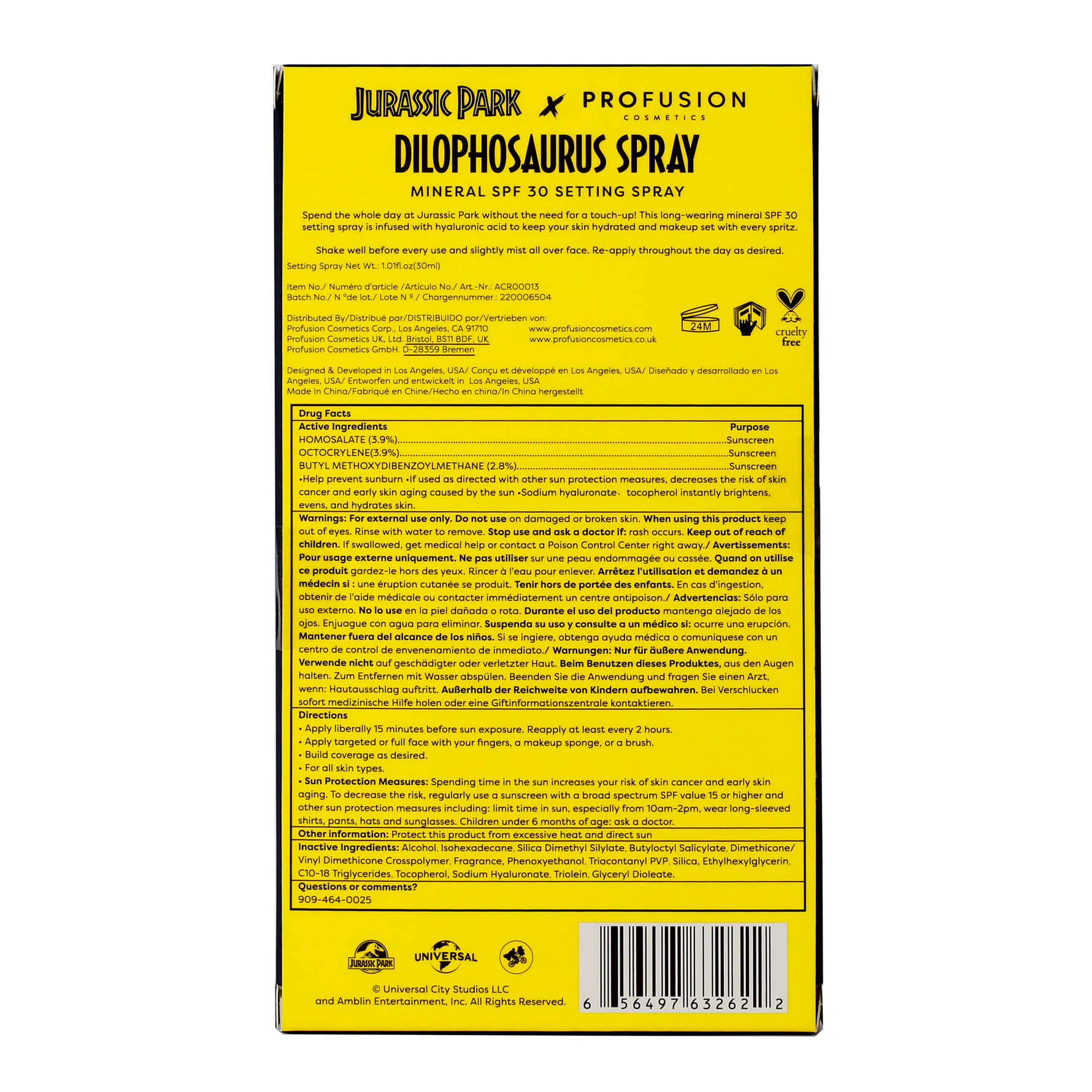 Jurassic Park | Dilophosaurus Spray