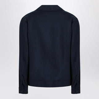 Blue Linen Jacket - By Baano