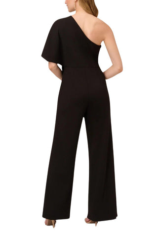 Adrianna Papell One - Shoulder Bodice Wide Leg Jumpsuit - Glamourous Grace
