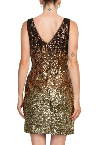 Adrianna Papell Ombre Boat Neck Sequin Sheath Dress - Glamourous Grace