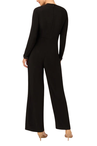 Adrianna Papell Jersey Asymmetric Neck Jumpsuit - Glamourous Grace